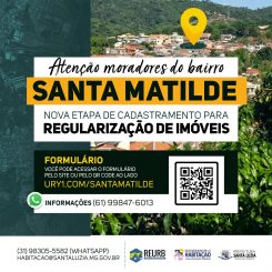 Prefeitura inicia nova etapa do processo de Regularização Fundiária do bairro Santa Matilde