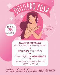 Outubro Rosa movimenta unidades de saúde do município
