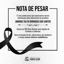 NOTA DE PESAR