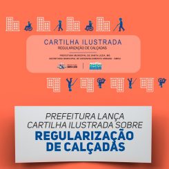 Prefeitura lança cartilha ilustrada “Regularização de Calçadas”