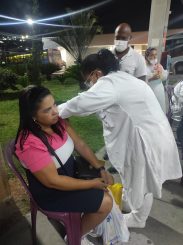 Ação no Terminal do MOVE São Benedito atende mais de 200 pessoas com testes rápidos e vacina contra Covid-19