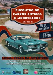 Encontro na Praça da Juventude reúne amantes de carros antigos e modificados