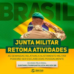 Junta Militar de Santa Luzia retoma atividades