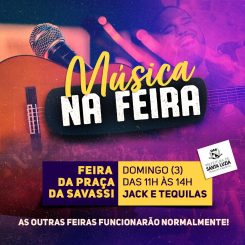 Atração musical anima Feira do Palmital neste domingo (3)