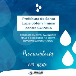 Prefeitura consegue liminar em processo contra a COPASA