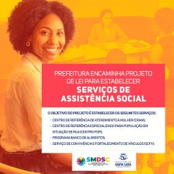 Prefeitura encaminha projeto de lei para estabelecer serviços de assistência social no município