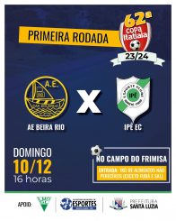 Campeão luziense estreia na Copa Itatiaia neste domingo