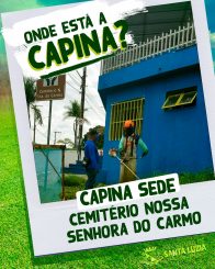 Serviços de capina e limpeza seguem nesta quarta-feira por toda a cidade