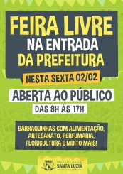 Feira na Prefeitura será nesta sexta (2)