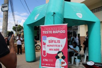 Prefeitura promove blitz educativa e testes rápidos no bairro Vila Olga