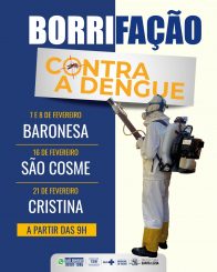 Prefeitura irá promover borrifação contra o mosquito Aedes Aegypti no Baronesa