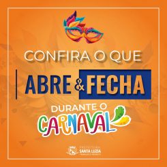 Confira o funcionamento dos serviços públicos municipais durante o feriado de Carnaval