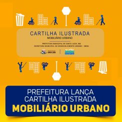 Prefeitura lança cartilha ilustrada “Mobiliário Urbano”