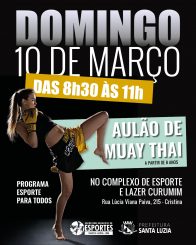 Vem aí, Aulão de Muay Thai