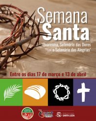 Semana Santa 2024 de Santa Luzia já está acontecendo