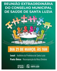 Convocação para Reunião Extraordinária do Conselho Municipal de Saúde