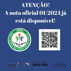Atenção! Nota oficial sobre os Jogos Escolares de Santa Luzia já disponível