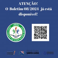 Disponível boletim dos Jogos Escolares de Santa Luzia