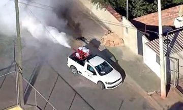 Fumacê contra a dengue esteve nesta quarta-feira no São Cosme e São Benedito