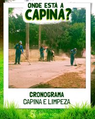 Cronograma de capina e limpeza urbana