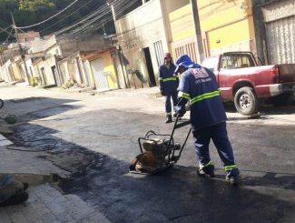 Prefeitura realiza operação tapa-buracos em diversos pontos do município