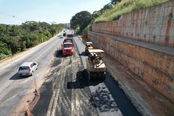 Obras da cortina atirantada entram na reta final