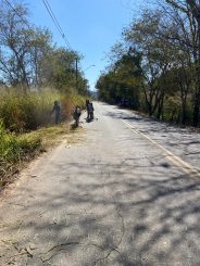 Avançam os trabalhos de capina e limpeza em Santa Luzia