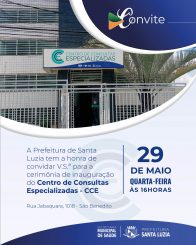 Prefeitura inaugura prédio do Centro de Consultas Especializadas no bairro São Benedito