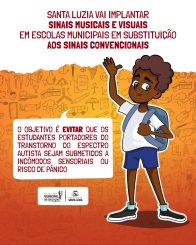 Santa Luzia vai implantar sinais musicais e visuais em Escolas Municipais em substituição aos sinais convencionais