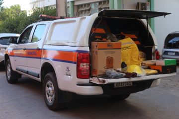 Defesa Civil de Santa Luzia recebe equipamentos para combate a incêndios florestais