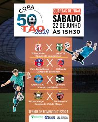 Copa 50Tão 2024: Início da Primeira Fase Classificatória