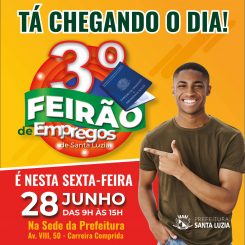 3º Feirão de Empregos acontecerá nesta sexta-feira (28) com diversas oportunidades