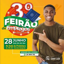 Prefeitura realizará 3º Feirão de Empregos com diversas oportunidades