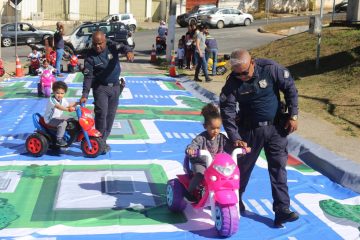 Projeto “Transitolândia Móvel” educa crianças na UMEI Cornelina Carvalho Silvério