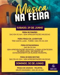 Feiras Livres de Santa Luzia: Atrações Musicais deste Final de Semana