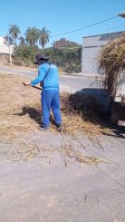 Semana de dedicação à limpeza e capina em vários pontos da cidade
