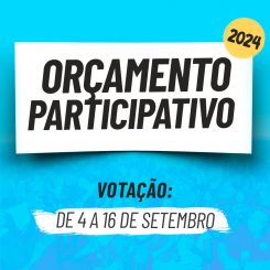 Orçamento Participativo 2024
