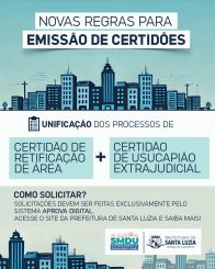 Prefeitura de Santa Luzia publica novas regras para emissão de certidões