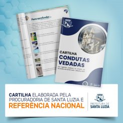 Cartilha elaborada pela Procuradoria de Santa Luzia é referência nacional