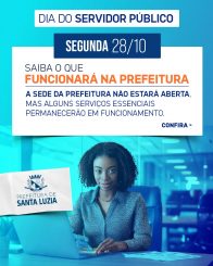 Confira o que funcionará na segunda-feira