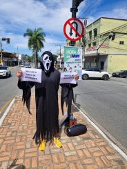 Blitz educativa combina saúde e segurança no trânsito em Santa Luzia