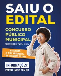 Prefeitura de Santa Luzia abre inscrições para concurso público com 38 cargos mais cadastro reserva
