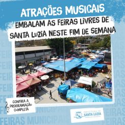 Venha Curtir Música e Cultura nas Feiras de Santa Luzia
