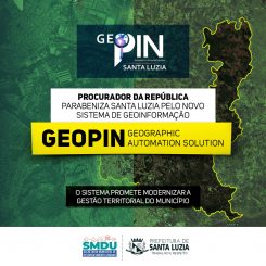 Procurador da República parabeniza Santa Luzia pelo novo sistema de geoinformação