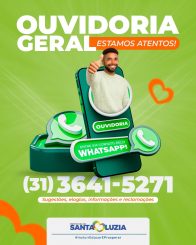 Novo canal da Ouvidoria de Santa Luzia!