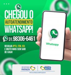 Prefeitura relança serviço de autoatendimento via WhatsApp