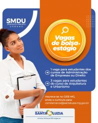 Prefeitura de Santa Luzia oferece vagas de Bolsa-Estágio