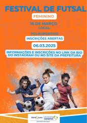 Vem aí o festival de futsal feminino em Santa Luzia