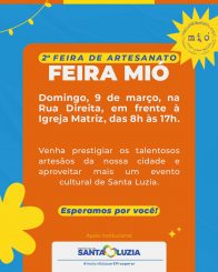 Vem aí a 2ª Feira de Artesanato MIÓ