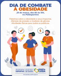 Prefeitura de Santa Luzia promove o Dia D, com foco no combate à obesidade
